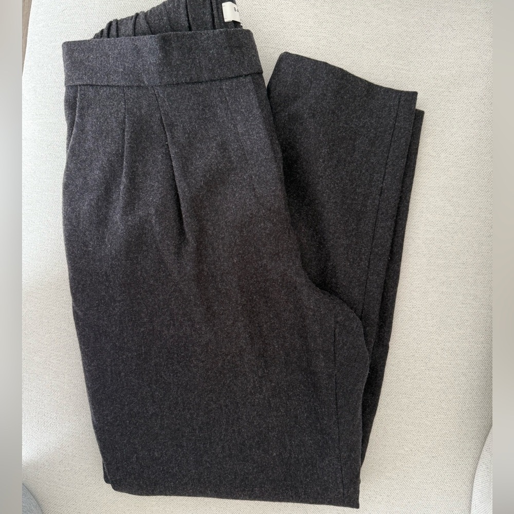 Babaton Charcoal Pleated Dress Pants